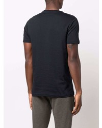 T-shirt à col rond imprimé bleu marine Paul Smith