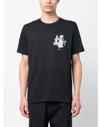 T-shirt à col rond imprimé bleu marine PS Paul Smith