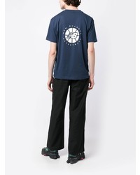 T-shirt à col rond imprimé bleu marine New Balance