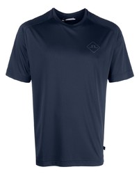 T-shirt à col rond imprimé bleu marine J. Lindeberg