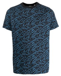 T-shirt à col rond imprimé bleu marine Levi's
