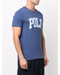 T-shirt à col rond imprimé bleu marine Polo Ralph Lauren