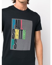 T-shirt à col rond imprimé bleu marine PS Paul Smith