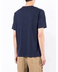 T-shirt à col rond imprimé bleu marine PS Paul Smith