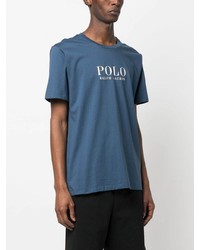 T-shirt à col rond imprimé bleu marine Polo Ralph Lauren