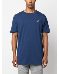 T-shirt à col rond imprimé bleu marine Philipp Plein