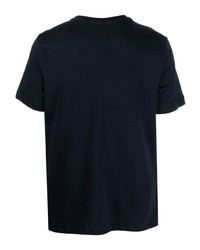 T-shirt à col rond imprimé bleu marine Ballantyne