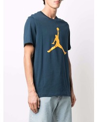 T-shirt à col rond imprimé bleu marine Jordan