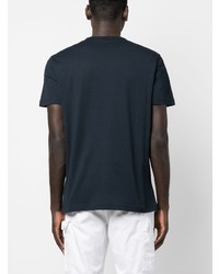 T-shirt à col rond imprimé bleu marine Belstaff