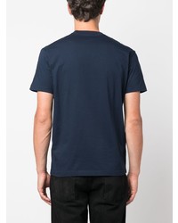 T-shirt à col rond imprimé bleu marine DSQUARED2