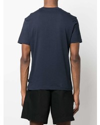 T-shirt à col rond imprimé bleu marine Calvin Klein