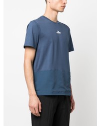 T-shirt à col rond imprimé bleu marine Parajumpers