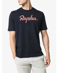 T-shirt à col rond imprimé bleu marine Rapha