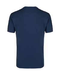 T-shirt à col rond imprimé bleu marine Dolce & Gabbana Underwear