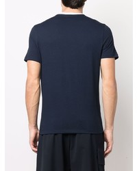 T-shirt à col rond imprimé bleu marine Michael Kors