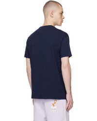 T-shirt à col rond imprimé bleu marine Vivienne Westwood