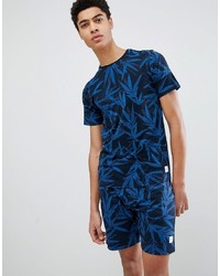 T-shirt à col rond imprimé bleu marine ONLY & SONS
