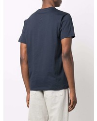 T-shirt à col rond imprimé bleu marine Kenzo