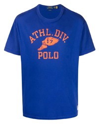 T-shirt à col rond imprimé bleu marine Polo Ralph Lauren