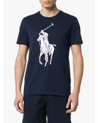 T-shirt à col rond imprimé bleu marine Polo Ralph Lauren