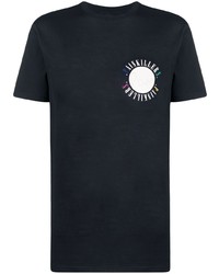 T-shirt à col rond imprimé bleu marine PS Paul Smith
