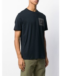 T-shirt à col rond imprimé bleu marine PS Paul Smith