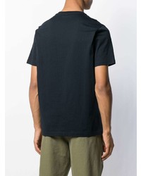 T-shirt à col rond imprimé bleu marine PS Paul Smith