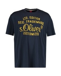 T-shirt à col rond imprimé bleu marine s.Oliver