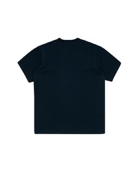 T-shirt à col rond imprimé bleu marine Supreme