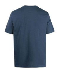 T-shirt à col rond imprimé bleu marine PS Paul Smith