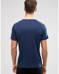 T-shirt à col rond imprimé bleu marine Esprit