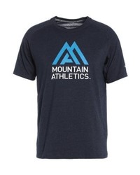 T-shirt à col rond imprimé bleu marine The North Face