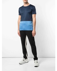 T-shirt à col rond imprimé bleu marine Onia