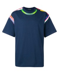 T-shirt à col rond imprimé bleu marine Y/Project