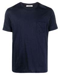 T-shirt à col rond imprimé bleu marine Zadig & Voltaire