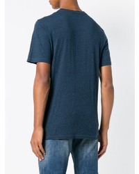 T-shirt à col rond imprimé bleu marine Zadig & Voltaire