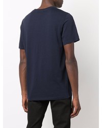 T-shirt à col rond imprimé bleu marine Zadig & Voltaire