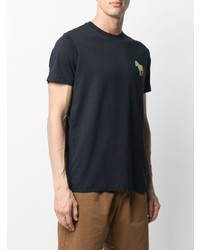 T-shirt à col rond imprimé bleu marine PS Paul Smith