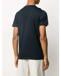 T-shirt à col rond imprimé bleu marine PS Paul Smith