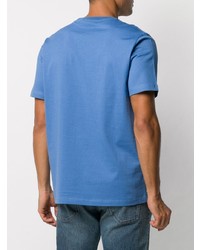 T-shirt à col rond imprimé bleu PS Paul Smith