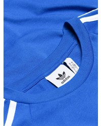 T-shirt à col rond imprimé bleu adidas