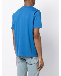 T-shirt à col rond imprimé bleu PS Paul Smith