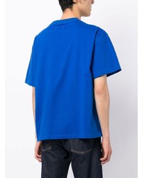 T-shirt à col rond imprimé bleu HONOR THE GIFT
