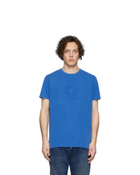 T-shirt à col rond imprimé bleu Han Kjobenhavn
