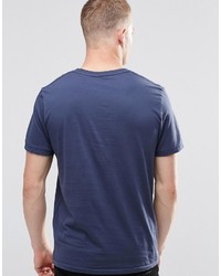 T-shirt à col rond imprimé bleu Jack and Jones