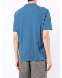 T-shirt à col rond imprimé bleu PS Paul Smith