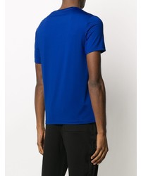 T-shirt à col rond imprimé bleu Michael Kors