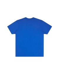 T-shirt à col rond imprimé bleu Supreme