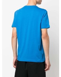 T-shirt à col rond imprimé bleu Iceberg