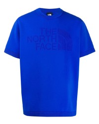 T-shirt à col rond imprimé bleu The North Face Black Series